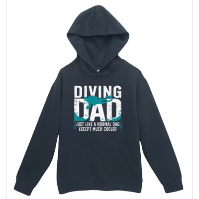 Cool Scuba Diving For Dad Men Ocean Scuba Diver Instructor Urban Pullover Hoodie