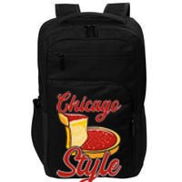 Chicago Style Deep Dish Pizza Impact Tech Backpack