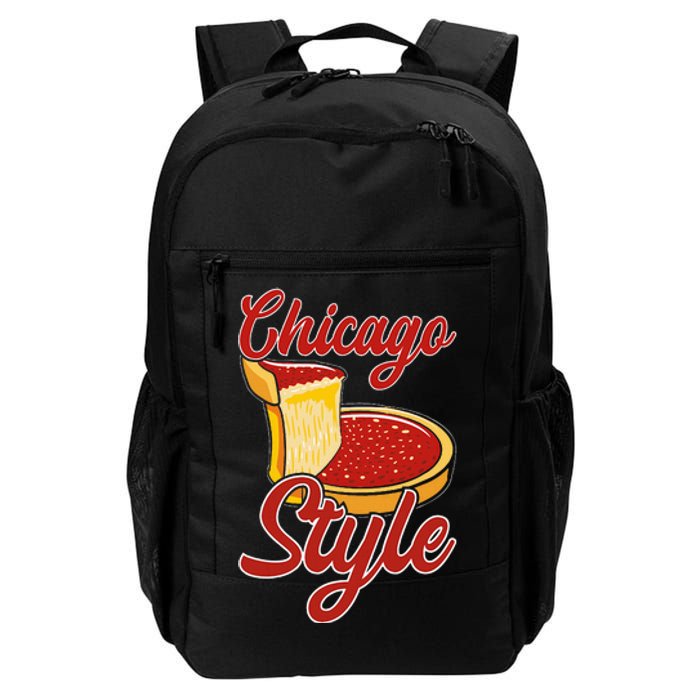 Chicago Style Deep Dish Pizza Daily Commute Backpack