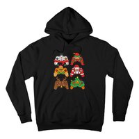 Christmas Santa deer gaming controllers Hoodie