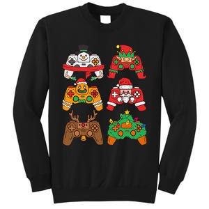 Christmas Santa deer gaming controllers Sweatshirt