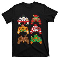 Christmas Santa deer gaming controllers T-Shirt