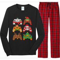 Christmas Santa deer gaming controllers Long Sleeve Pajama Set