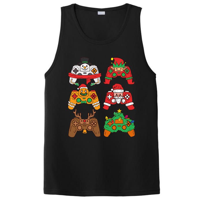 Christmas Santa deer gaming controllers PosiCharge Competitor Tank