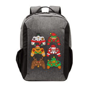 Christmas Santa deer gaming controllers Vector Backpack