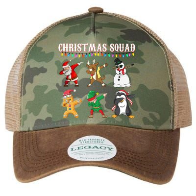 Christmas Squad Dabbing Characters Legacy Tie Dye Trucker Hat