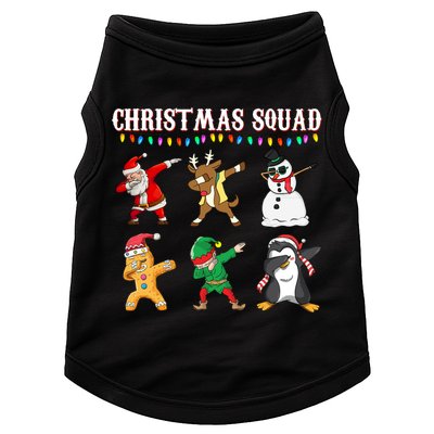 Christmas Squad Dabbing Characters Doggie Tank