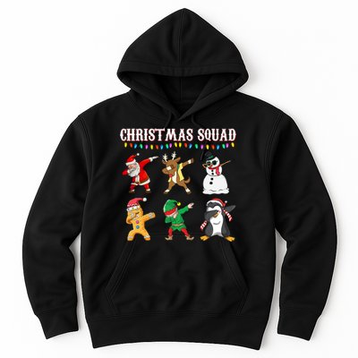 Christmas Squad Dabbing Characters Hoodie