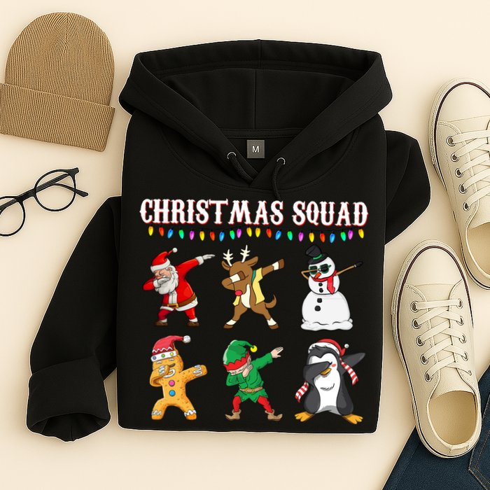 Christmas Squad Dabbing Characters Hoodie