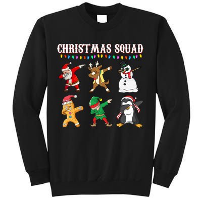 Christmas Squad Dabbing Characters Sweatshirt