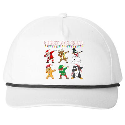 Christmas Squad Dabbing Characters Snapback Five-Panel Rope Hat