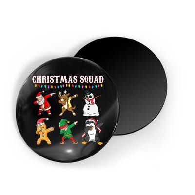 Christmas Squad Dabbing Characters Magnet