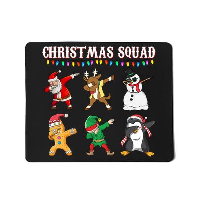 Christmas Squad Dabbing Characters Mousepad