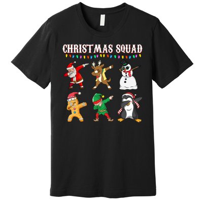 Christmas Squad Dabbing Characters Premium T-Shirt