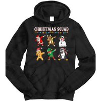 Christmas Squad Dabbing Characters Tie Dye Hoodie