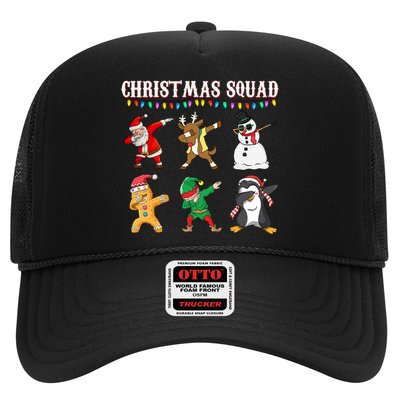 Christmas Squad Dabbing Characters Trucker Hat