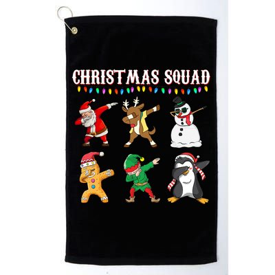 Christmas Squad Dabbing Characters Golf Towel