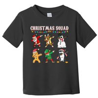 Christmas Squad Dabbing Characters Toddler T-Shirt