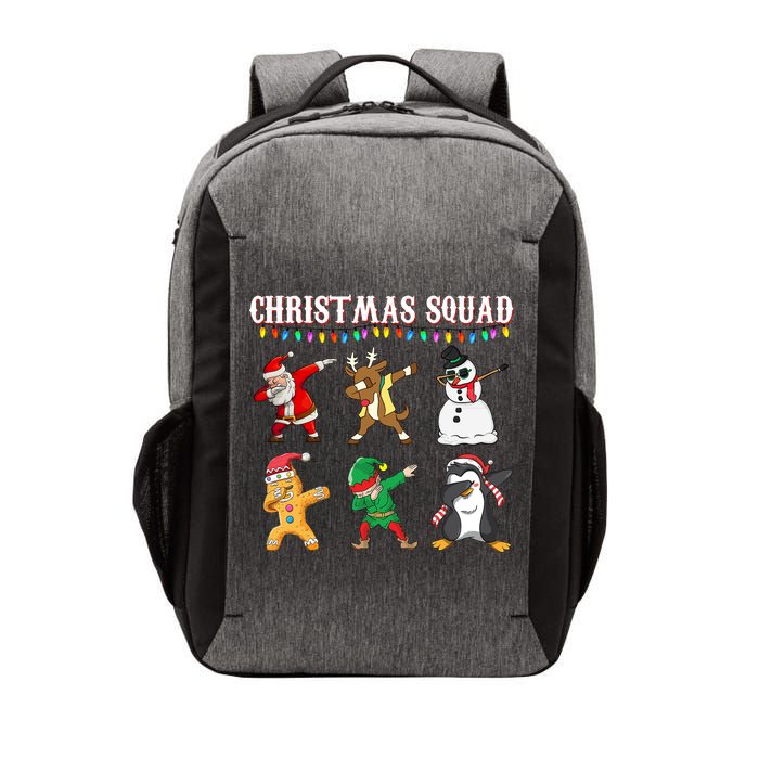 Christmas Squad Dabbing Characters Vector Backpack