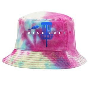 Cool Stylized Disc Golf With Basket And Disc Disk Golf Tie-Dyed Bucket Hat