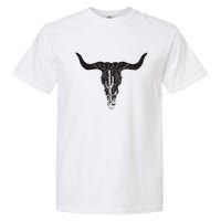 Cow Skull Desert Cactus Boho Longhorn South Western Country Garment-Dyed Heavyweight T-Shirt