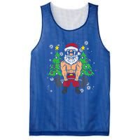 Christmas Santa Deadlift Xmas Weightlift Gym Gift Mesh Reversible Basketball Jersey Tank