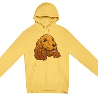 Cocker Spaniel Dog Premium Pullover Hoodie