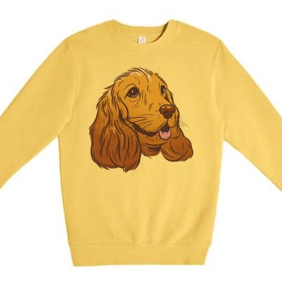 Cocker Spaniel Dog Premium Crewneck Sweatshirt