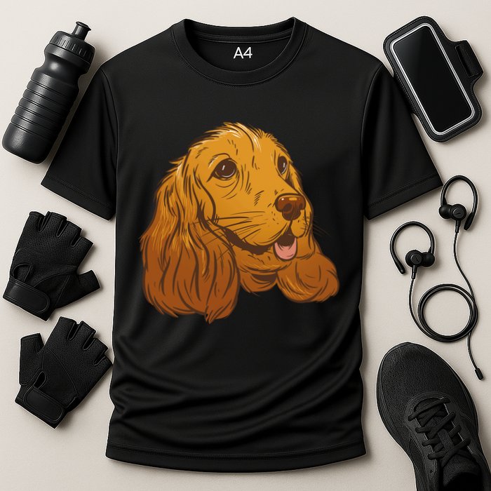 Cocker Spaniel Dog Cooling Performance Crew T-Shirt