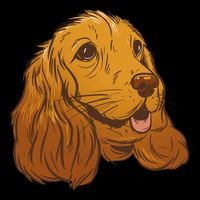 Cocker Spaniel Dog Cooling Performance Crew T-Shirt