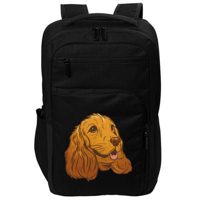 Cocker Spaniel Dog Impact Tech Backpack