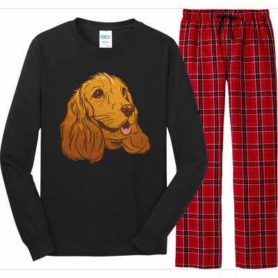 Cocker Spaniel Dog Long Sleeve Pajama Set