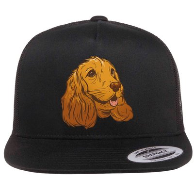 Cocker Spaniel Dog Flatbill Hat