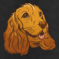 Cocker Spaniel Dog 25L Jumbo Tote