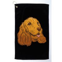 Cocker Spaniel Dog Golf Towel