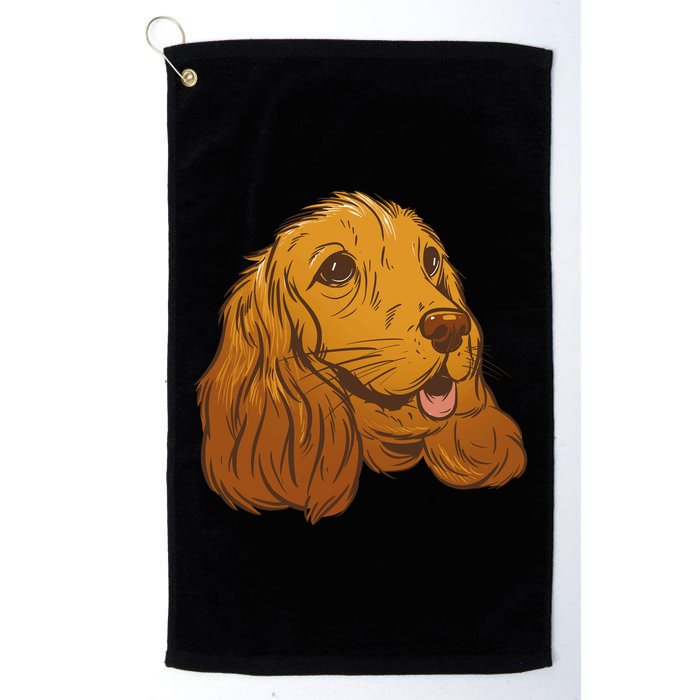 Cocker Spaniel Dog Golf Towel