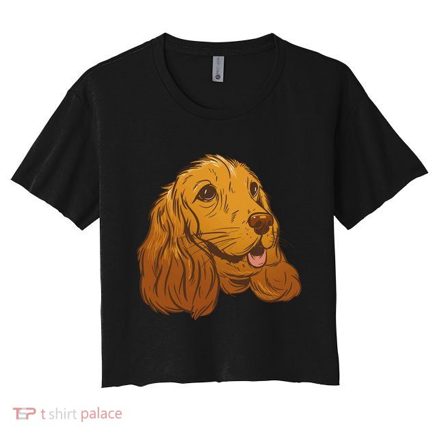 Cocker Spaniel Dog Crop Top