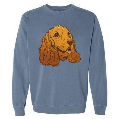 Cocker Spaniel Dog Garment-Dyed Sweatshirt