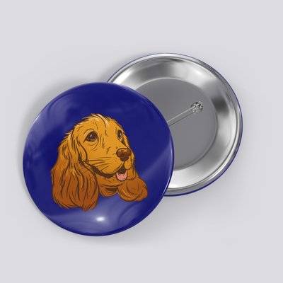 Cocker Spaniel Dog Button