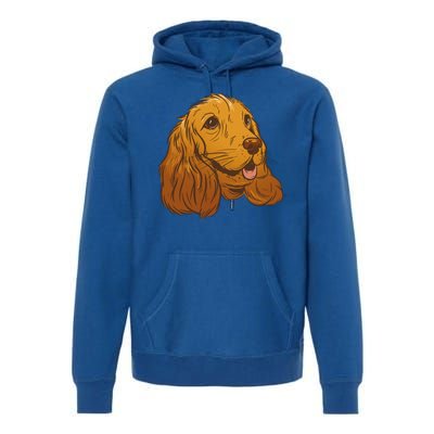 Cocker Spaniel Dog Premium Hoodie