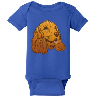 Cocker Spaniel Dog Baby Bodysuit