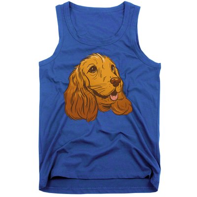 Cocker Spaniel Dog Tank Top