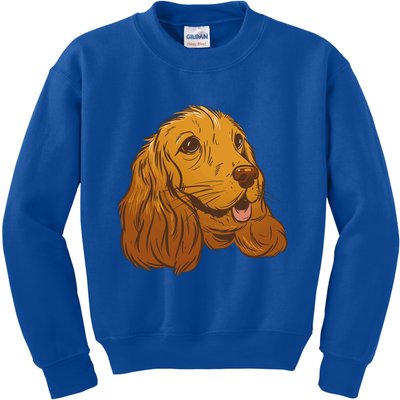 Cocker Spaniel Dog Kids Sweatshirt