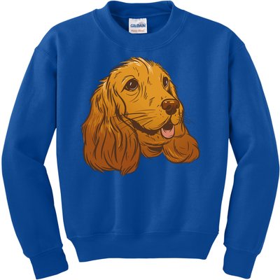 Cocker Spaniel Dog Kids Sweatshirt