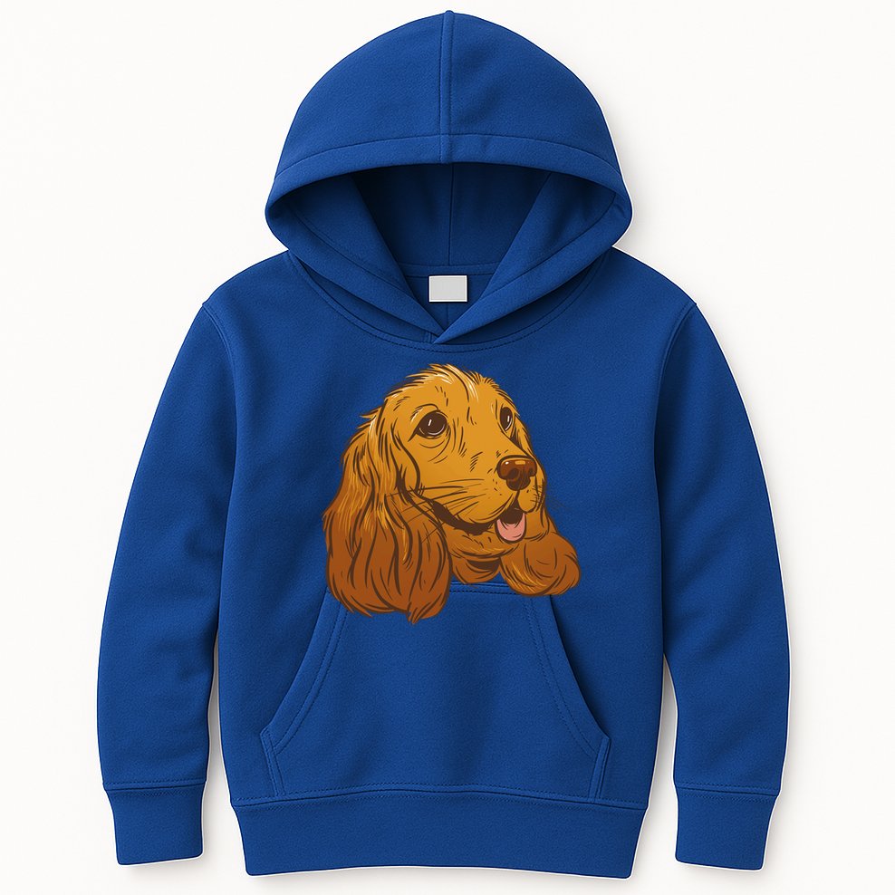Cocker Spaniel Dog Kids Hoodie