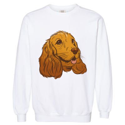 Cocker Spaniel Dog Garment-Dyed Sweatshirt