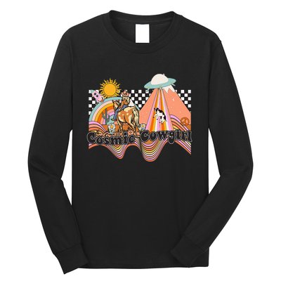 Cosmic Space Desert Cowgirl Long Sleeve Shirt