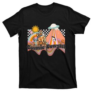 Cosmic Space Desert Cowgirl T-Shirt