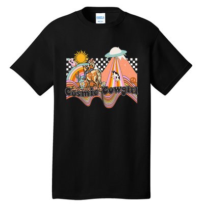 Cosmic Space Desert Cowgirl Tall T-Shirt