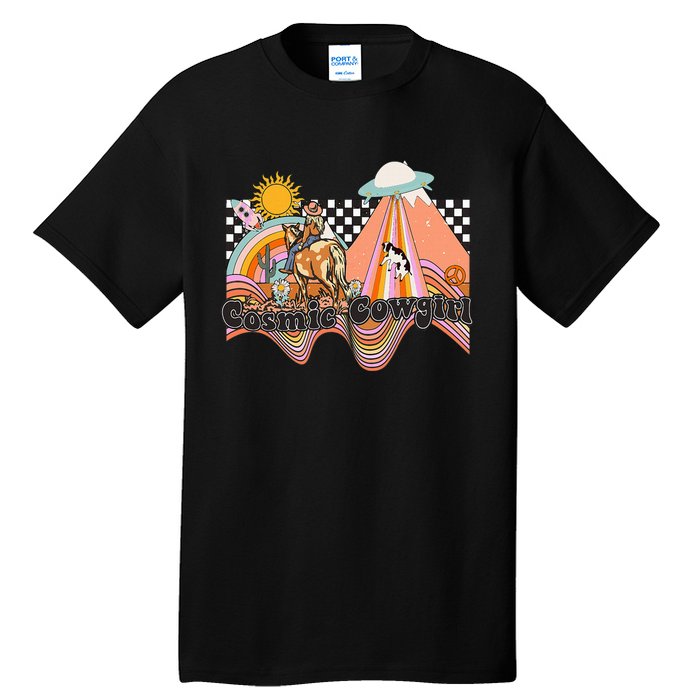 Cosmic Space Desert Cowgirl Tall T-Shirt